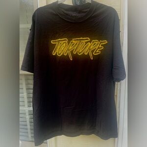 TORTURE Graphic T Shirt Promo Sample Black Sz XL